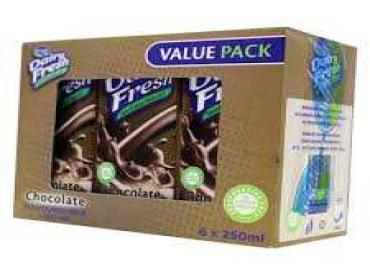 Brookside Dairy  Fresh Chocolate  250ml  6 pack