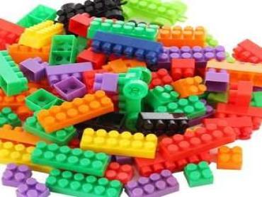 Building Blocks Stacking Assorted Colorful Plastic Lego
