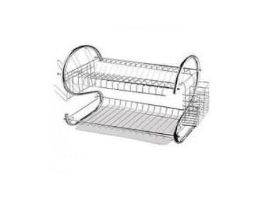 Nunix 2 Tier Dish Rack Stainless  Steel 