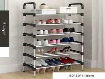 Adjustable Portable Shoe Rack