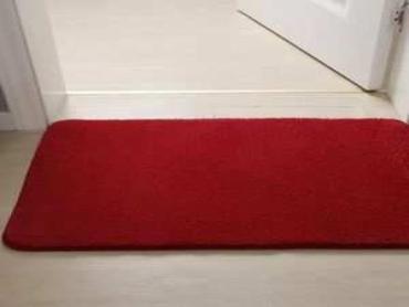 Super Absorbent Fluffy Door/Bathroom/Bedroom Mat-Maroon