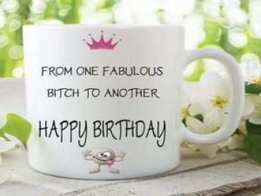 Ceramic Birthday Mug-(White)