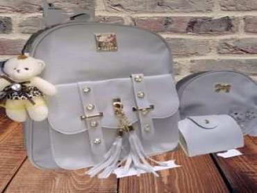 Fashion Monkey Backpack 3 In 1 - Grey