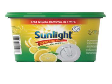 Sunlight  Dish Washing Paste Lemon 400G