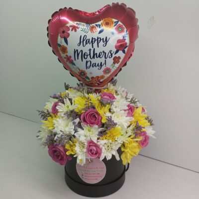 Mothers Day HeartBoxBouquet