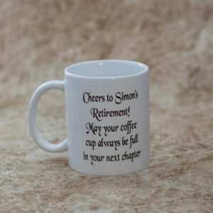 White Sublimation Retirement Mug