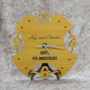 Custom Made Wooden Wall Clock
