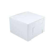 White 14 X 14 X 4 Inches  Cake Boxes