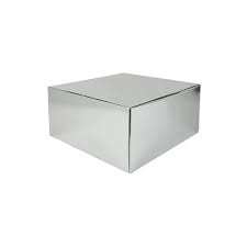 Silver 18 X 18 X 5 Inches Cake Box
