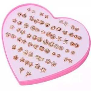 Fashion 36 Set Of Gold Earings