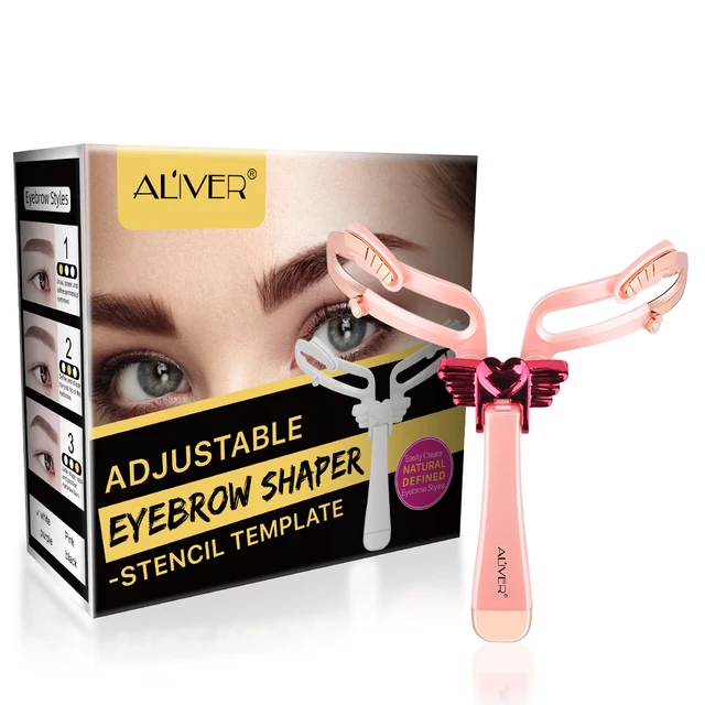 Aliver Adjustable Eyebrow Shaper Tool for Women – Eyebrow Shaping Kit