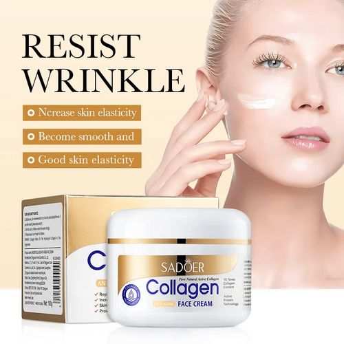 Natural Organic Collagen Hydrating Anti-Aging Face Whitening Cream For All Skin