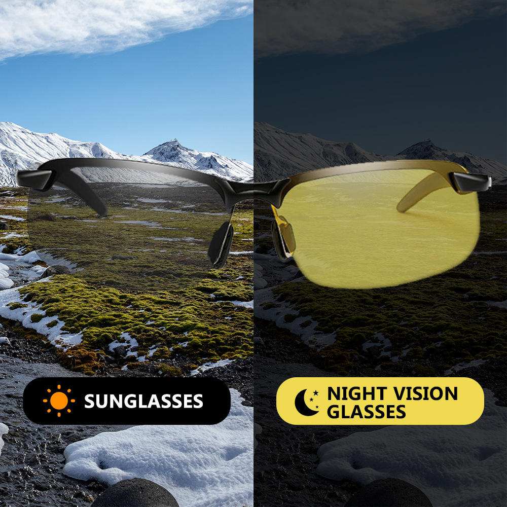 Polarized Night Vision Driving Glasses - Day and Night Vision Eyewear