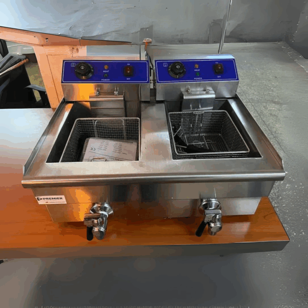 Premium Electric Deep Fryer – Stainless Steel