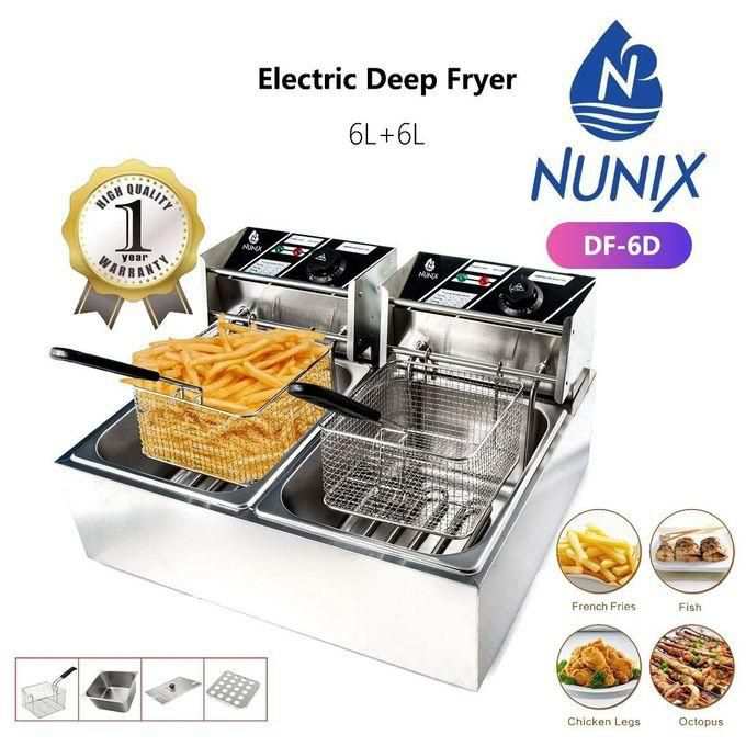 Nunix Double Electric Chips Deep Fryer Machine